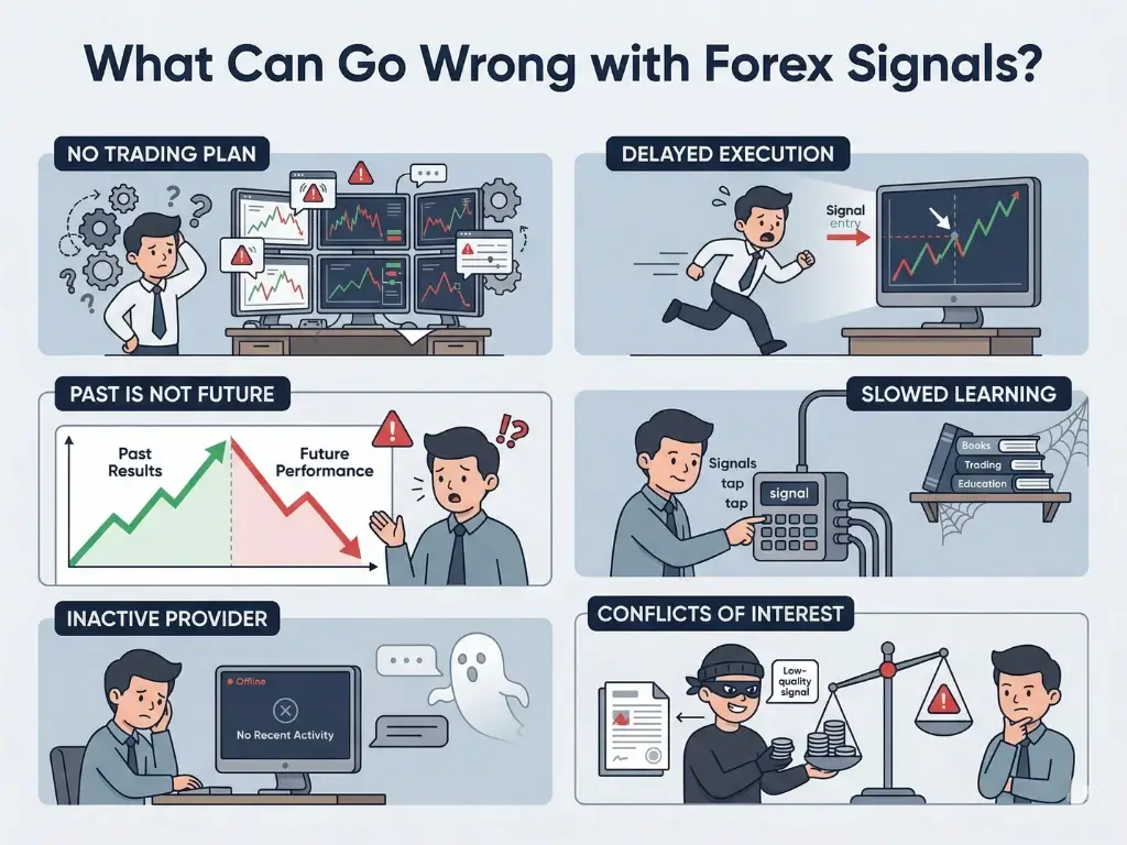 Risks of using forex trading signals
