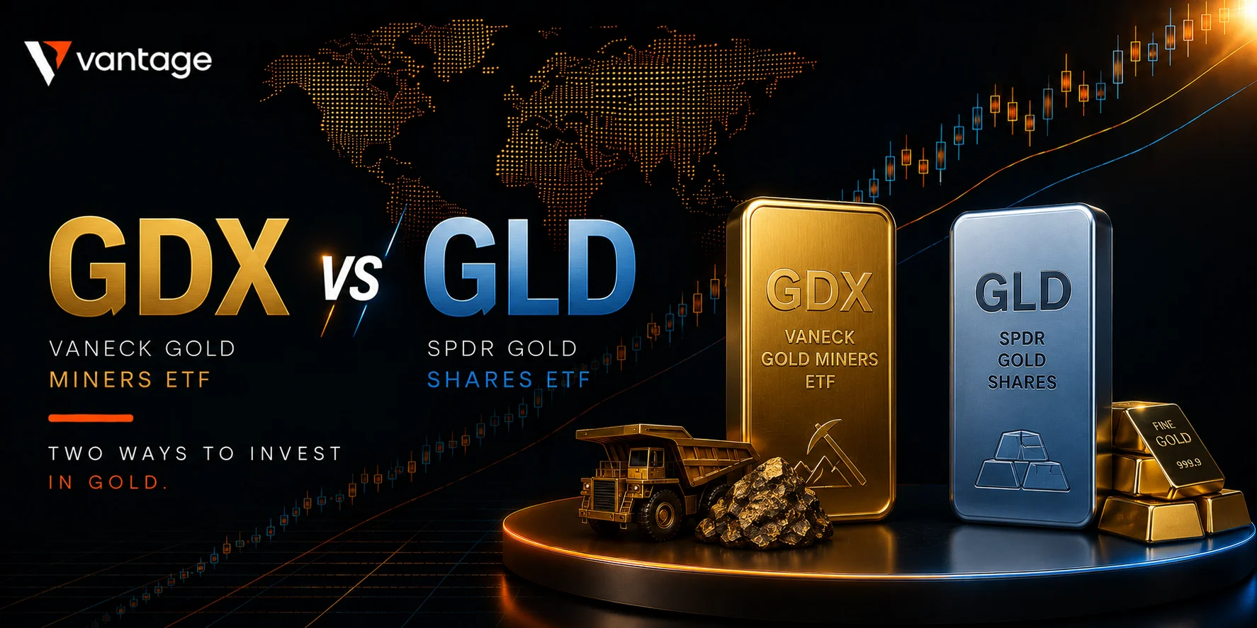 GDX vs GLD: Gold Miners Down 39% While GLD Held Firmer — What the Charts Show