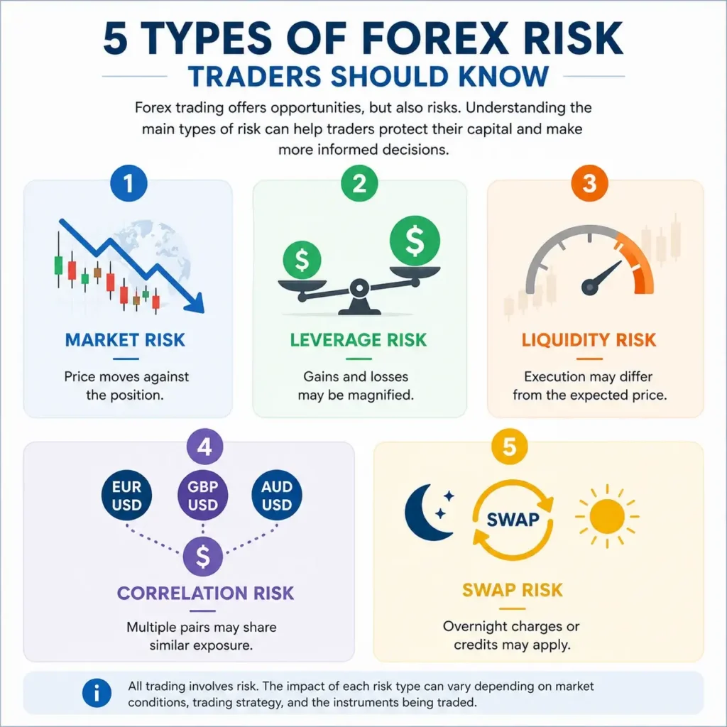 Types of forex risk