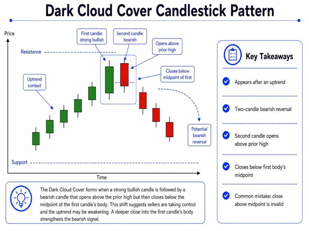 Dark Cloud Cover Pattern