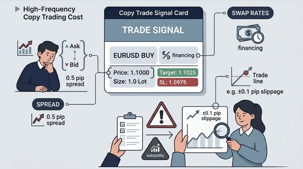 Overlook spreads swap slippage copy trading mistake vantage markets